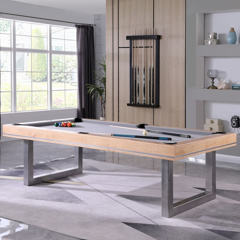 Harmony Maple 7ft Billiard Slate Pool Table - Grey