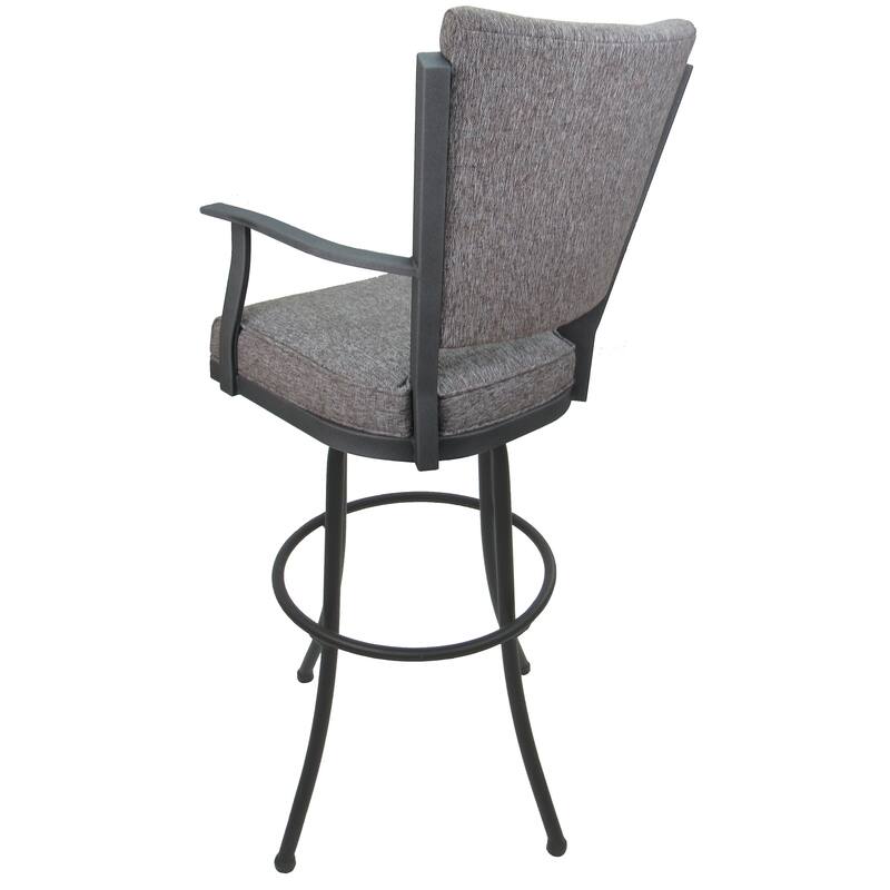 Swivel Extra Tall 34" (35") Metal Bar Stool Montana on Noam Base - 34" Seat