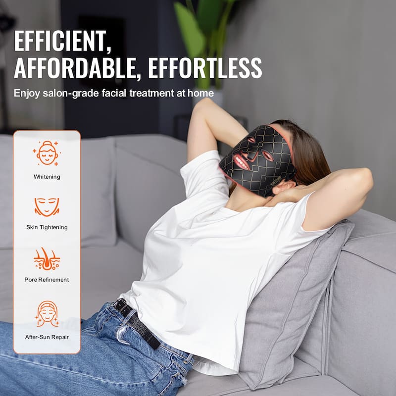 Red Light Therapy Mask for Skin Health Anti Aging Wrinkle Reduction