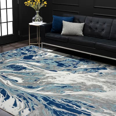 Eternal Industrial Abstract Indoor Area Rug