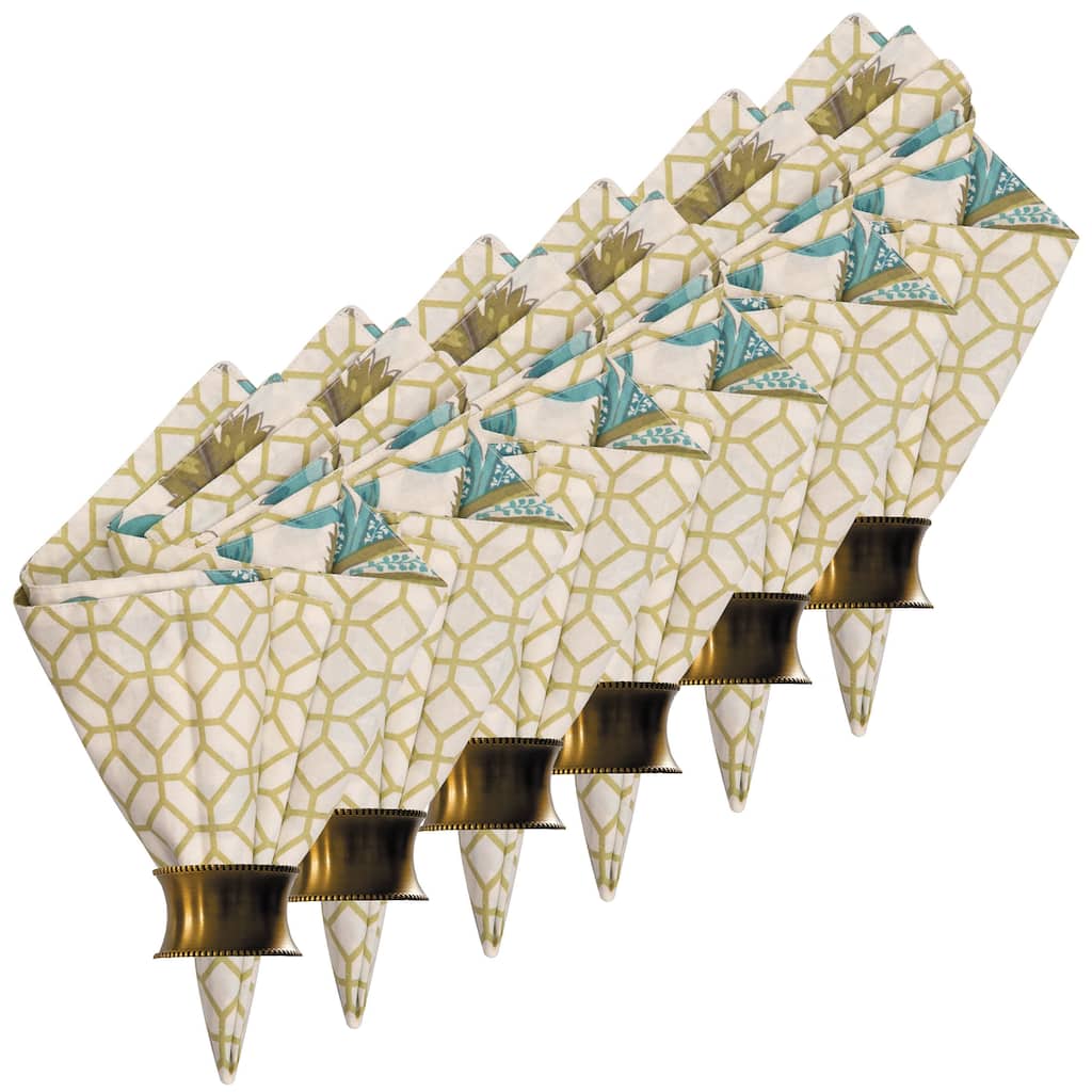 Ariana Glade Cotton Reversible Napkin Set of 6