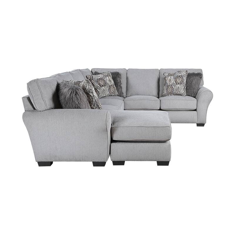 Tetbury Chenille 2-Piece Sectional with Reversible Chaise
