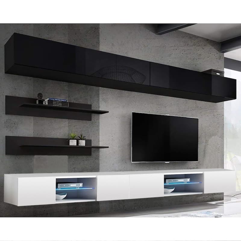 Fly I1 33TV Wall Mounted Floating Modern Entertainment Center