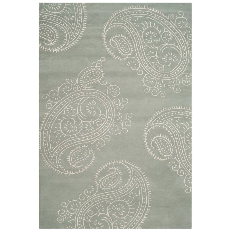 SAFAVIEH Handmade Bella Kristiana Paisley Modern Floral Wool Rug