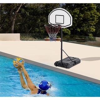 35.4" - 47.2" Adjustable Height Swimming Pool Basketball Hoop