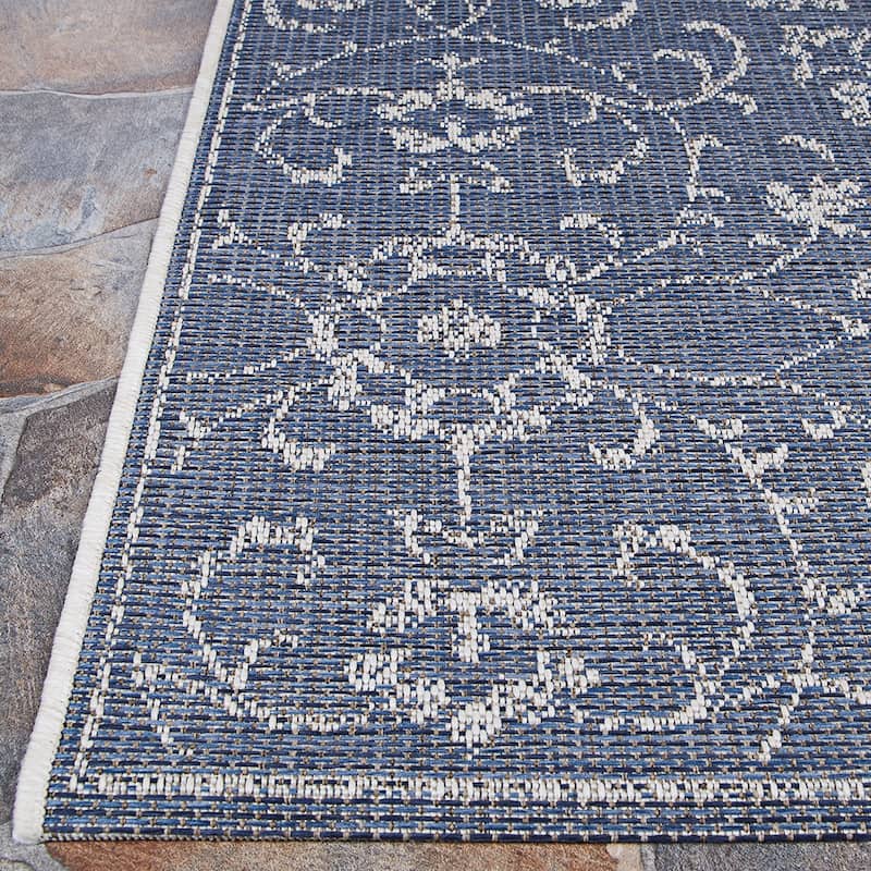 Dream Decor Rugs Carriage House Morning Glory Indoor Outdoor Area Rug