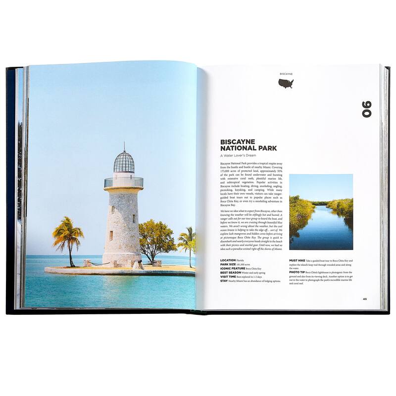 Graphic Image Roaming America Coffee Table Book, Leather, Navy