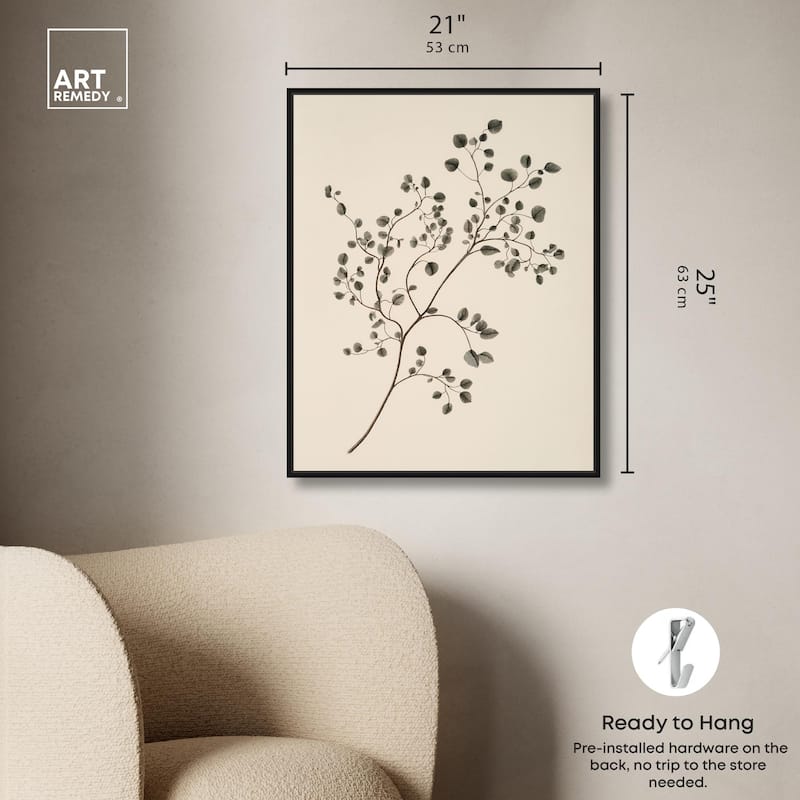 Bilberry Branch Canvas by Art Remedy