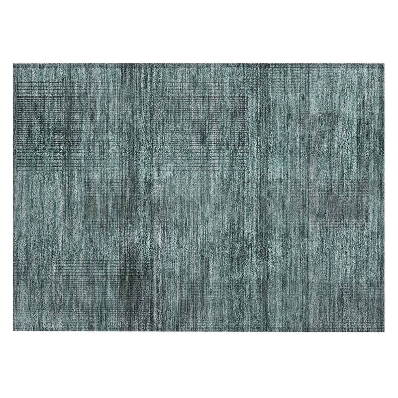 Machine Washable Indoor/ Outdoor Chantille Contemporary Imprints Rug