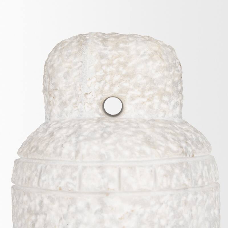 Irina Small White Marble Door Stopper