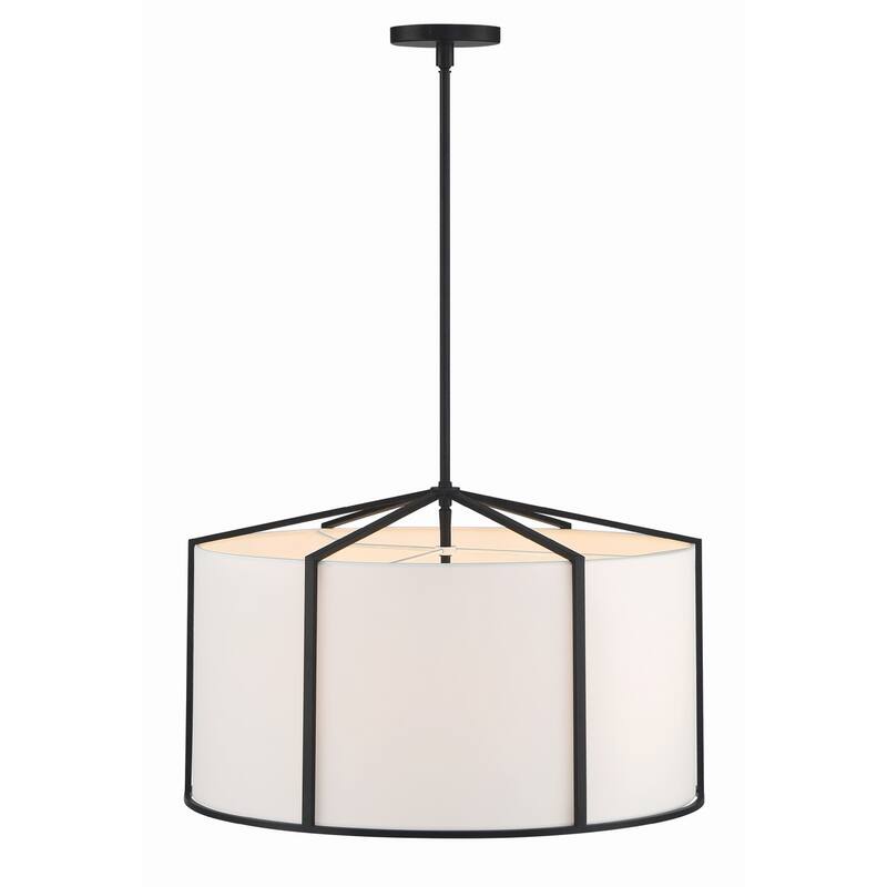 Crystorama Lighting Group CAR-9206 Carlyn 6 Light 24" Wide Pendant