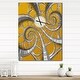 preview thumbnail 8 of 12, Designart 'Time Spiral in Antique Style' Oversized Contemporary Wall CLock 24 in. wide x 32 in. high