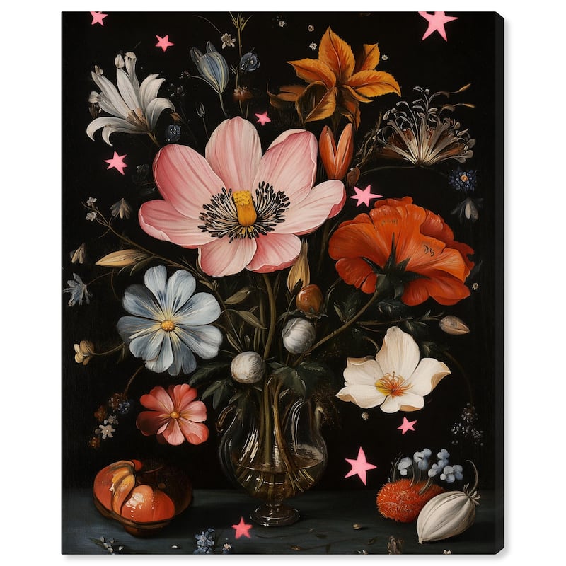 TANY's Floral Universe II Canvas by Art Remedy, Gallery Wrapped - 30" x 36"
