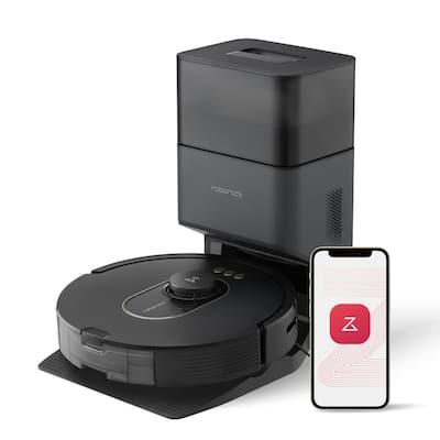 Roborock Q5 DuoRoller+ Self-Emptying Robot Vacuum Cleaner, 5500Pa Suction, DuoRoller Brush