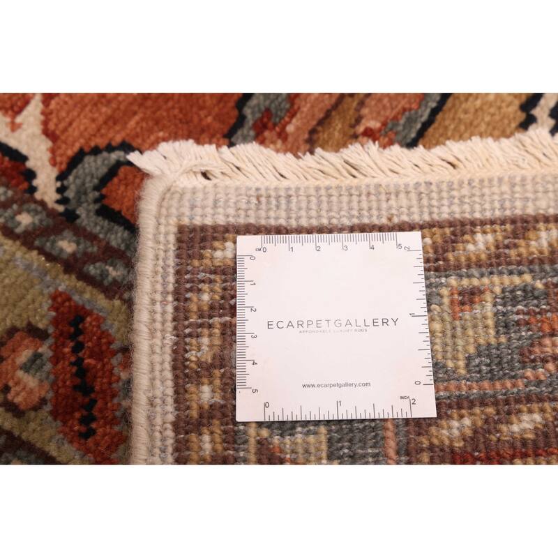 ECARPETGALLERY Hand-knotted Jules Sultane Ivory Wool Rug - 8'10 x 12'1