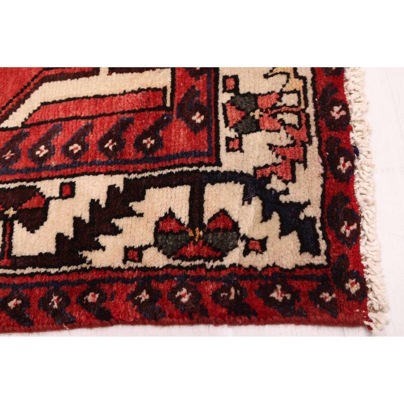 ECARPETGALLERY Hand-knotted Andelz Light Red Wool Rug - 4'5 x 6'4