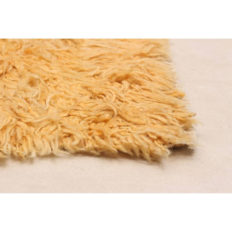 ECARPETGALLERY Hand-knotted Finest Peshawar Ziegler Orange Wool Rug - 10'0 x 10'0