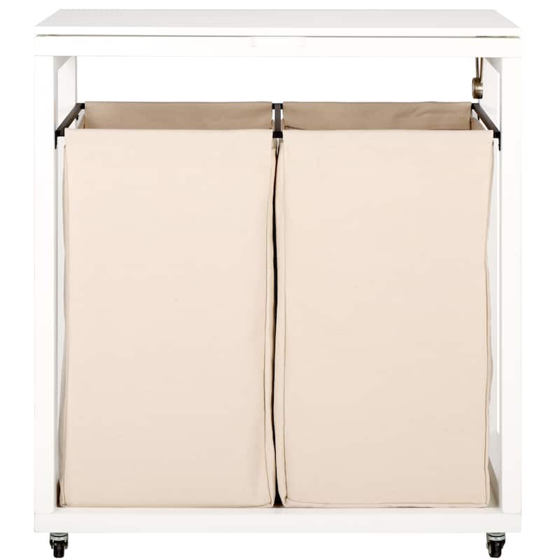 SAFAVIEH Nasiba Laundry Basket - 29.9 In. W x 15 In. D x 33.5 In. H - 30Wx15Dx33H