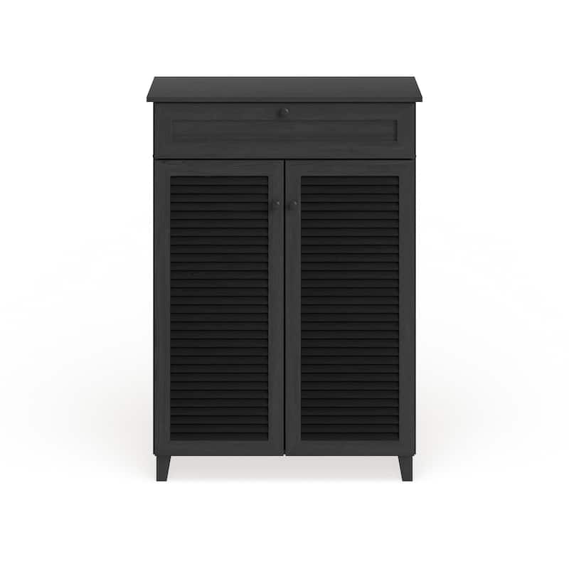Porch & Den Rocheblave Espresso Wood Tall Multi-use Cabinet