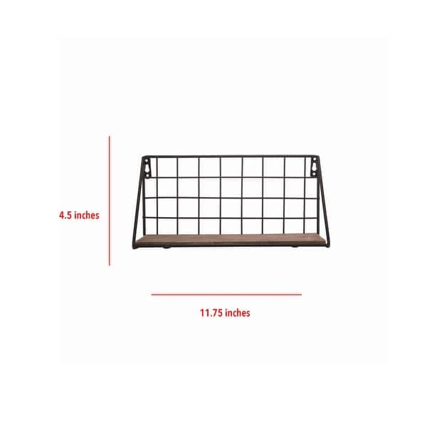 Geometric Square Wall Shelf with 5 Openings - Bed Bath & Beyond