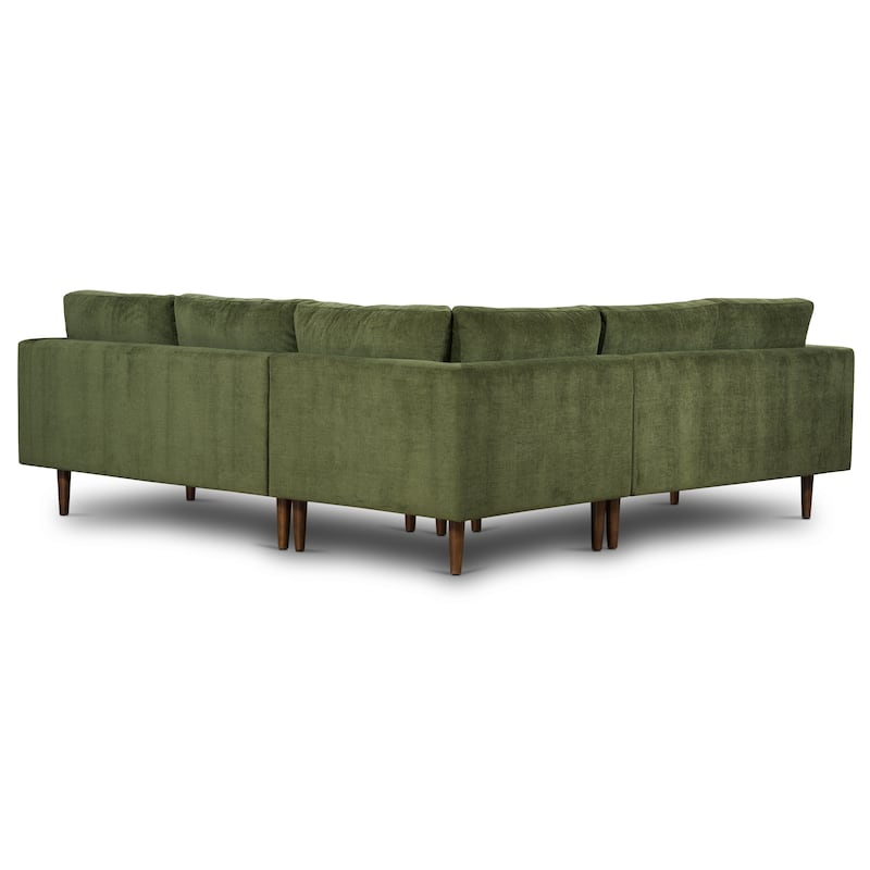 Poly & Bark Napa Fabric 98" Corner Sectional Sofa