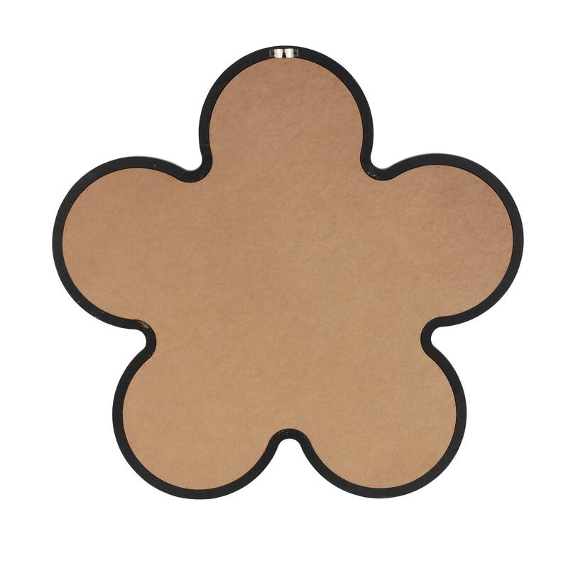 Black or White Wood Large Star Room Wall Mirror