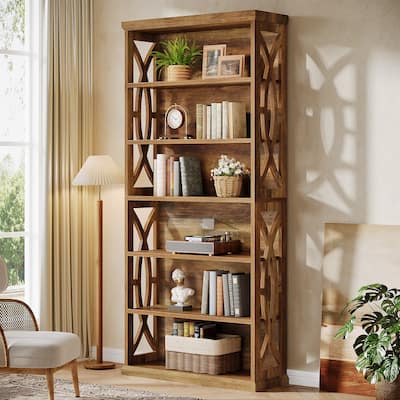 71 Inches Tall Freestanding Bookshelf Bookcase for Home Office