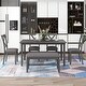 preview thumbnail 8 of 21, Dining Table Set Dining Table, 4 Fabric Chairs, Bench included