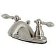 preview thumbnail 8 of 10, American Classic 4 in. Centerset Bathroom Faucet Brushed Nickel