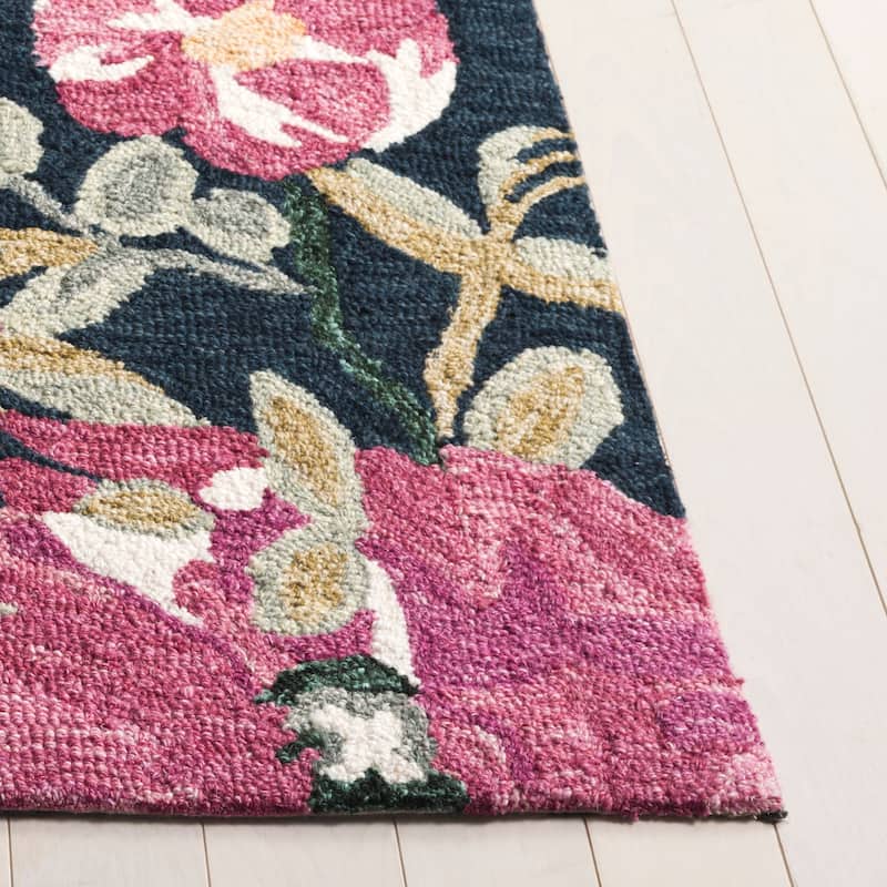 SAFAVIEH Handmade Jardin Felismina Floral Wool Rug