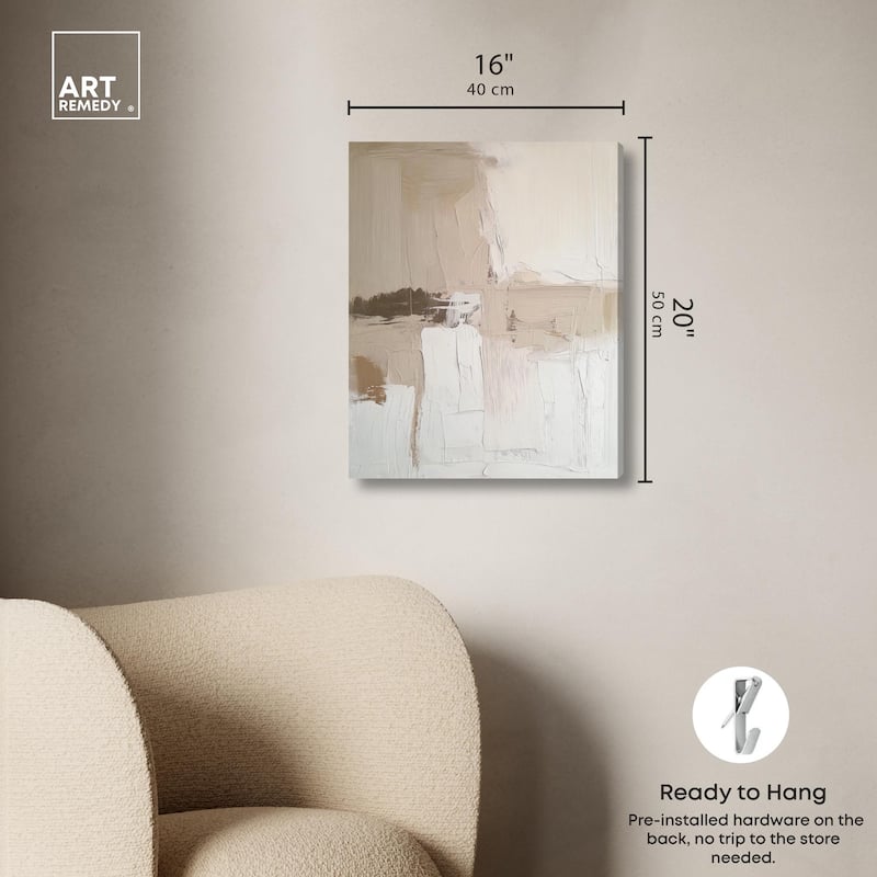 Subtle Earth Tones I Canvas by Art Remedy, Gallery Wrapped