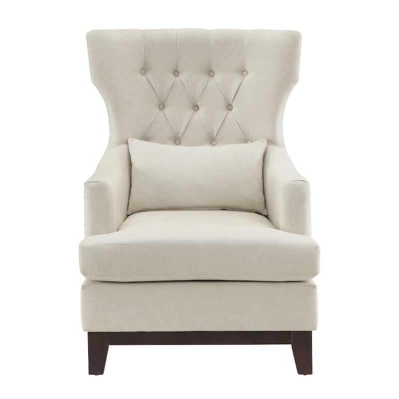 Paighton Tufted Wingback Accent Chair