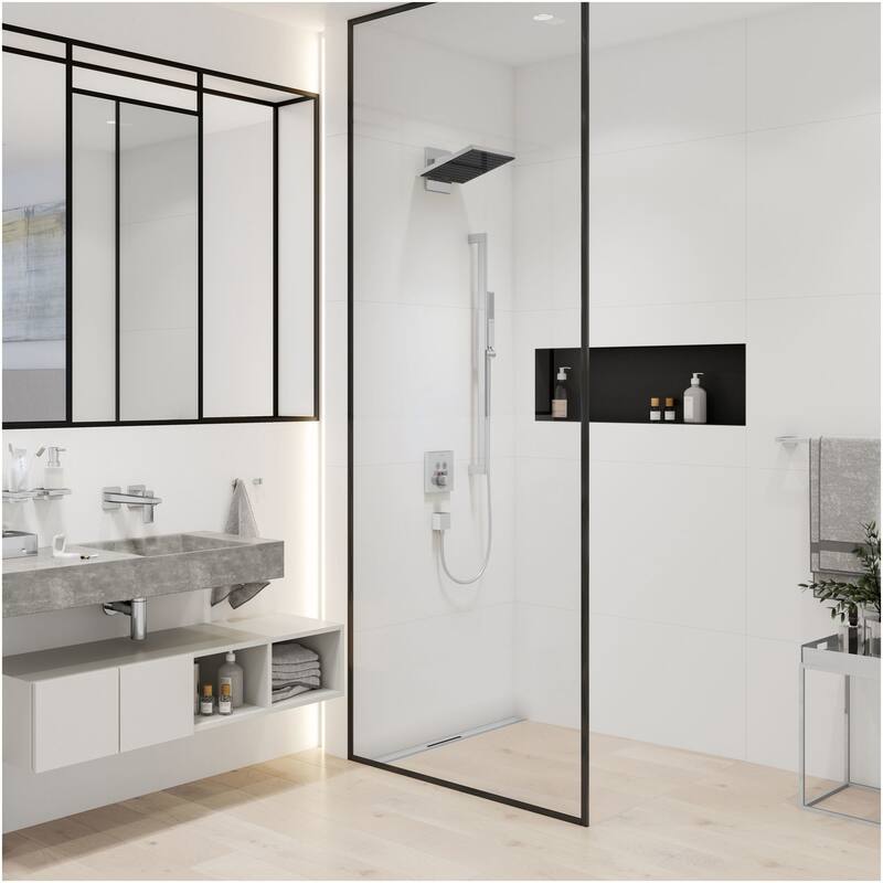 Hansgrohe 24331 Pulsify E 2.5 GPM Single Function Rain Shower Head