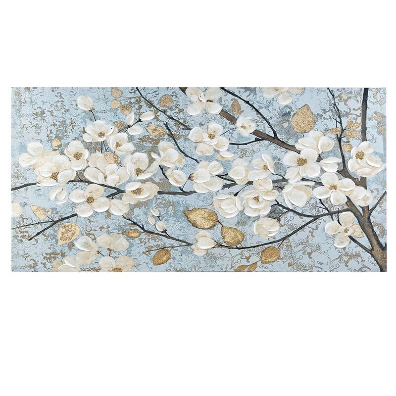 Gracie Mills Louise Tranquil Sorbet Sky Gel Coat Canvas