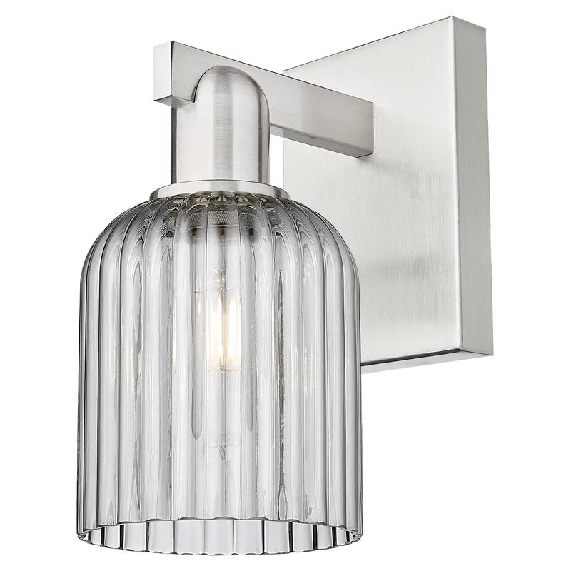 Innovations Lighting 716-1W-G559-5SM Bridal Veil 11" Tall Bathroom - Brushed Satin Nickel