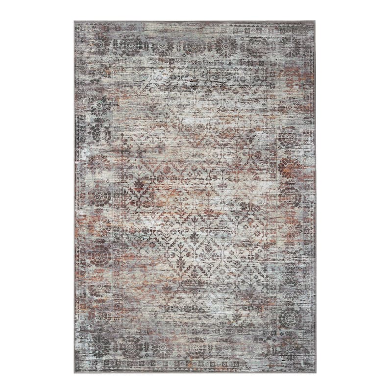 Superior Macaw Lattice Non-Slip Machine Washable Indoor Area Rug or Runner