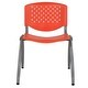 preview thumbnail 51 of 75, Powder-coated Metal/ Plastic Stackable Chair (Set of 5)