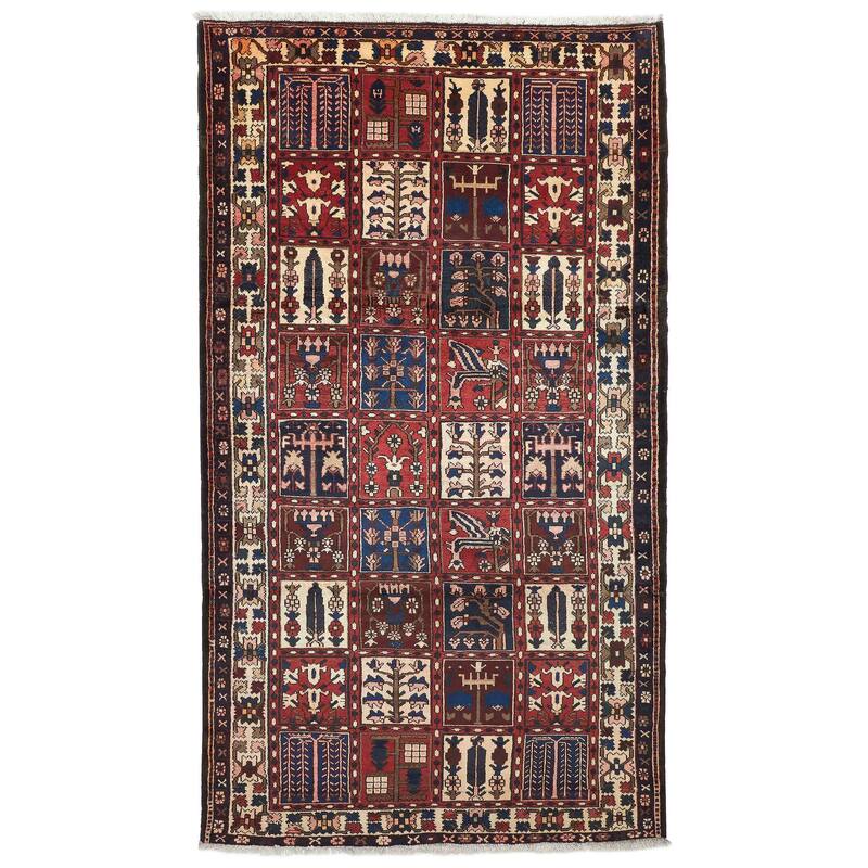 ECARPETGALLERY Hand-knotted Kayseri Vintage Red Wool Rug - 5'5 x 9'7