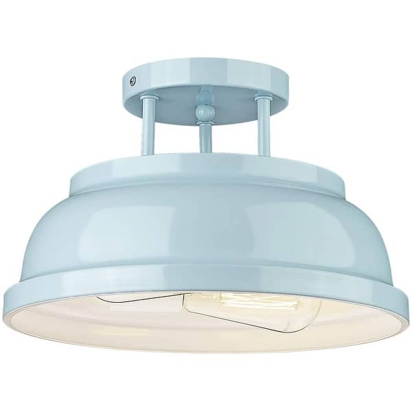 2 light blue ceiling light fixture Modern Semi Flush Ceiling Light Bed Bath & Beyond 35488546