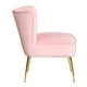 preview thumbnail 48 of 85, Heaven Contemporary Velvet Upholstered Accent Chair