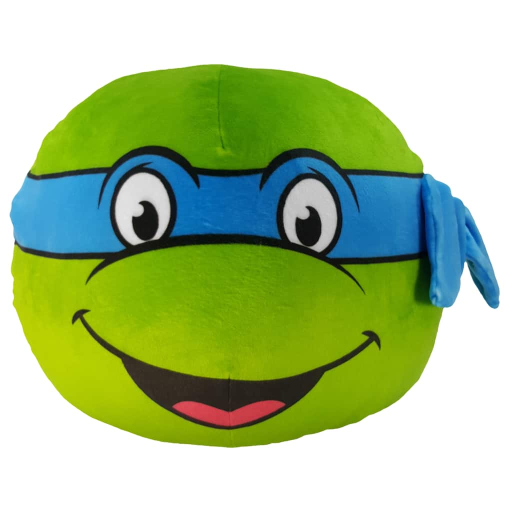 Nickelodeon Teenage Mutant Ninja Turtles Leo Blue Round 11 Inch Cloud Pillow