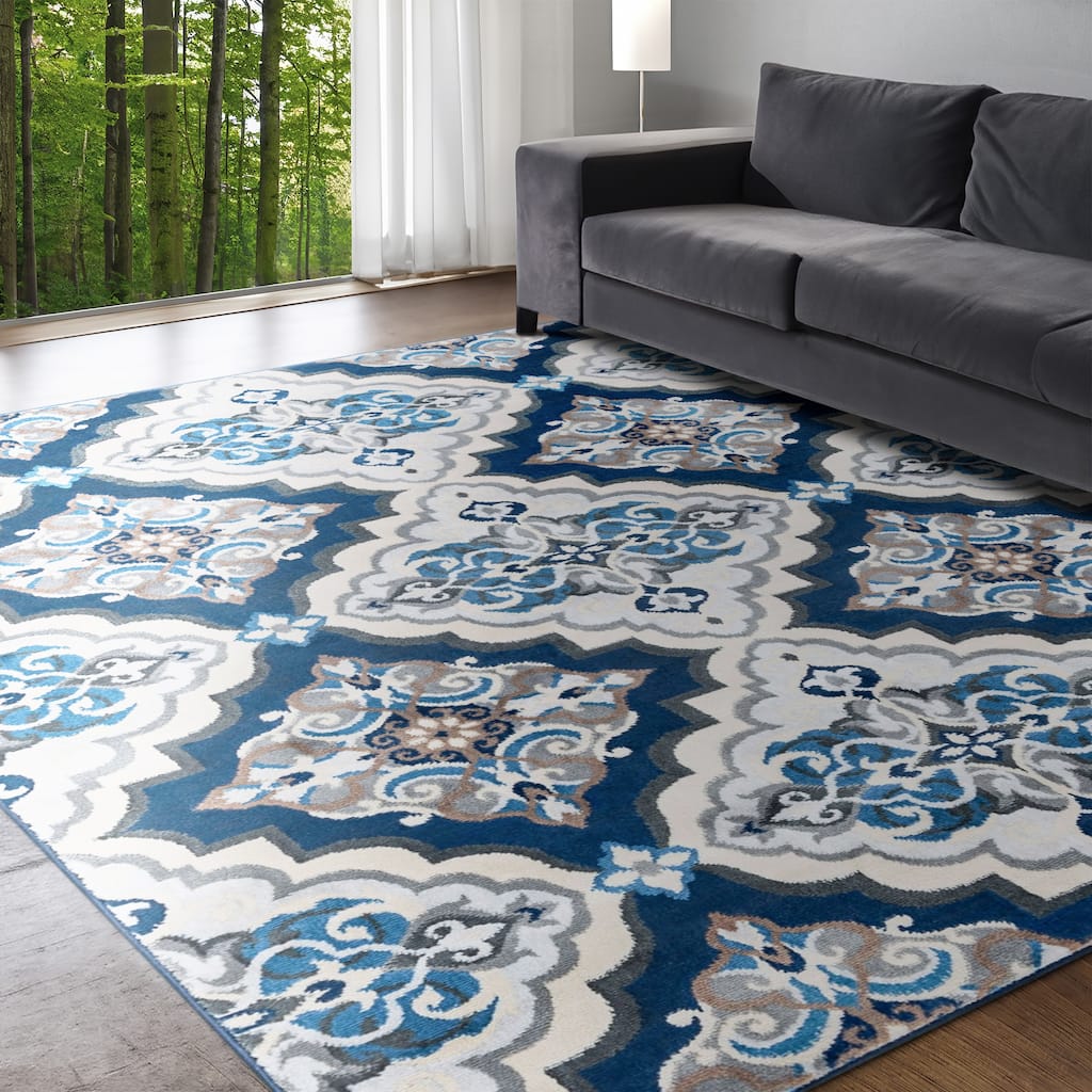 Carrington Global Floral & Botanical Indoor Area Rug