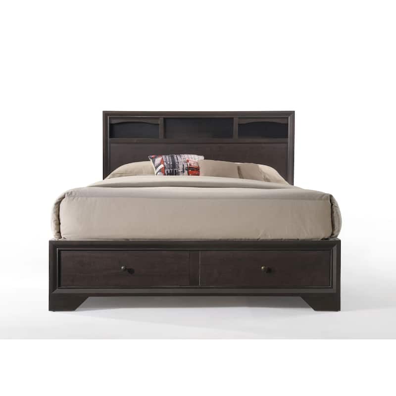 Madison II Espresso Finish Queen Bed