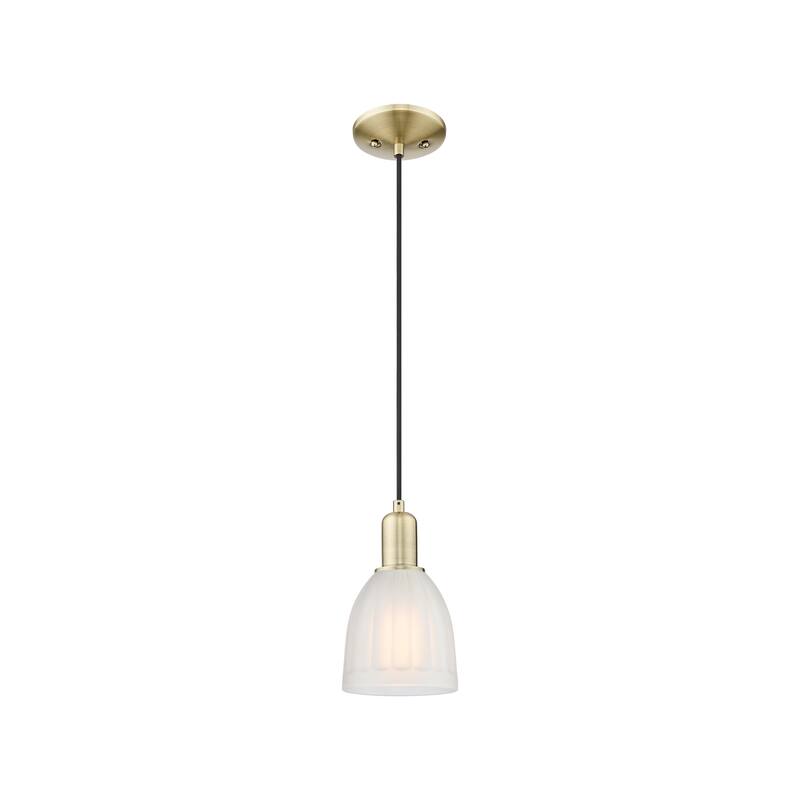 Innovations Lighting Endless Possibilities Arcadia - Brookfield - 1 Light 6" Cord Hung Mini Pendant - Antique Brass