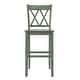 preview thumbnail 2 of 11, Eleanor X Back Bar Height Chairs (Set of 2) by iNSPIRE Q Classic