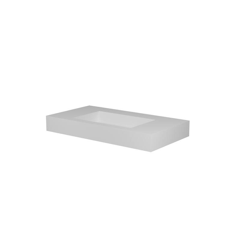 Stone Resin Solid Surface Bathroom Vanity Basin Sink