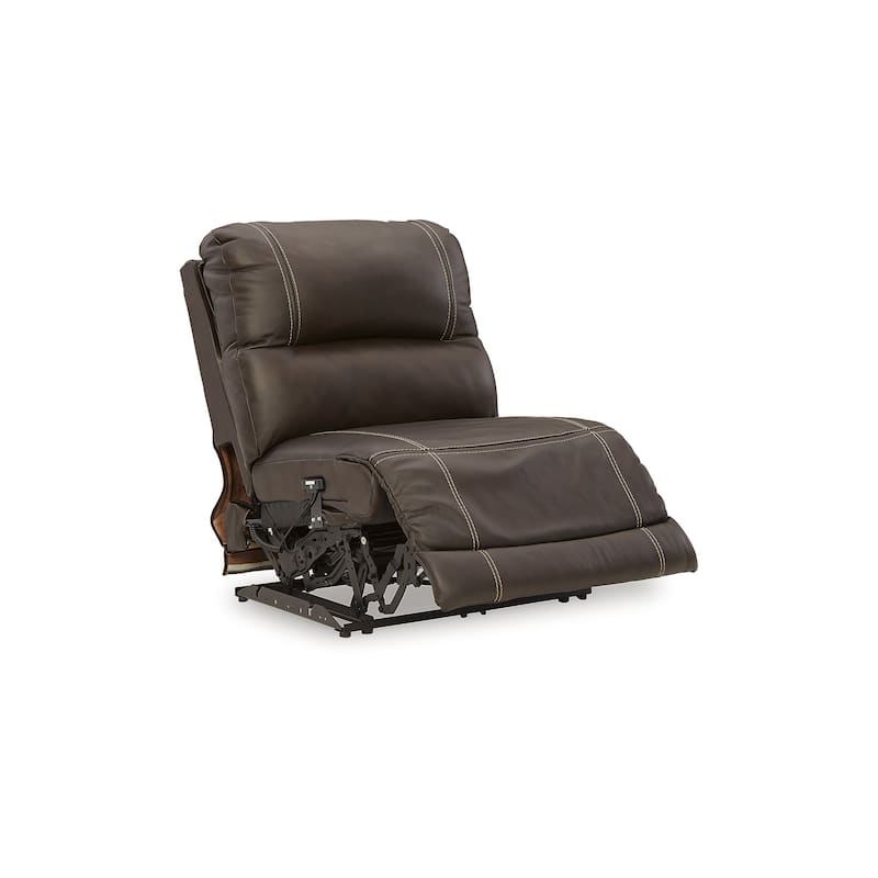 Signature Design by Ashley Dunleith Brown 5-Piece Power Reclining Sectional - 123"W x 123"D x 43"H