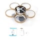preview thumbnail 3 of 14, Metal Small Flower Shape 5 Lights LED Ceiling Fan Dimmable for Kids