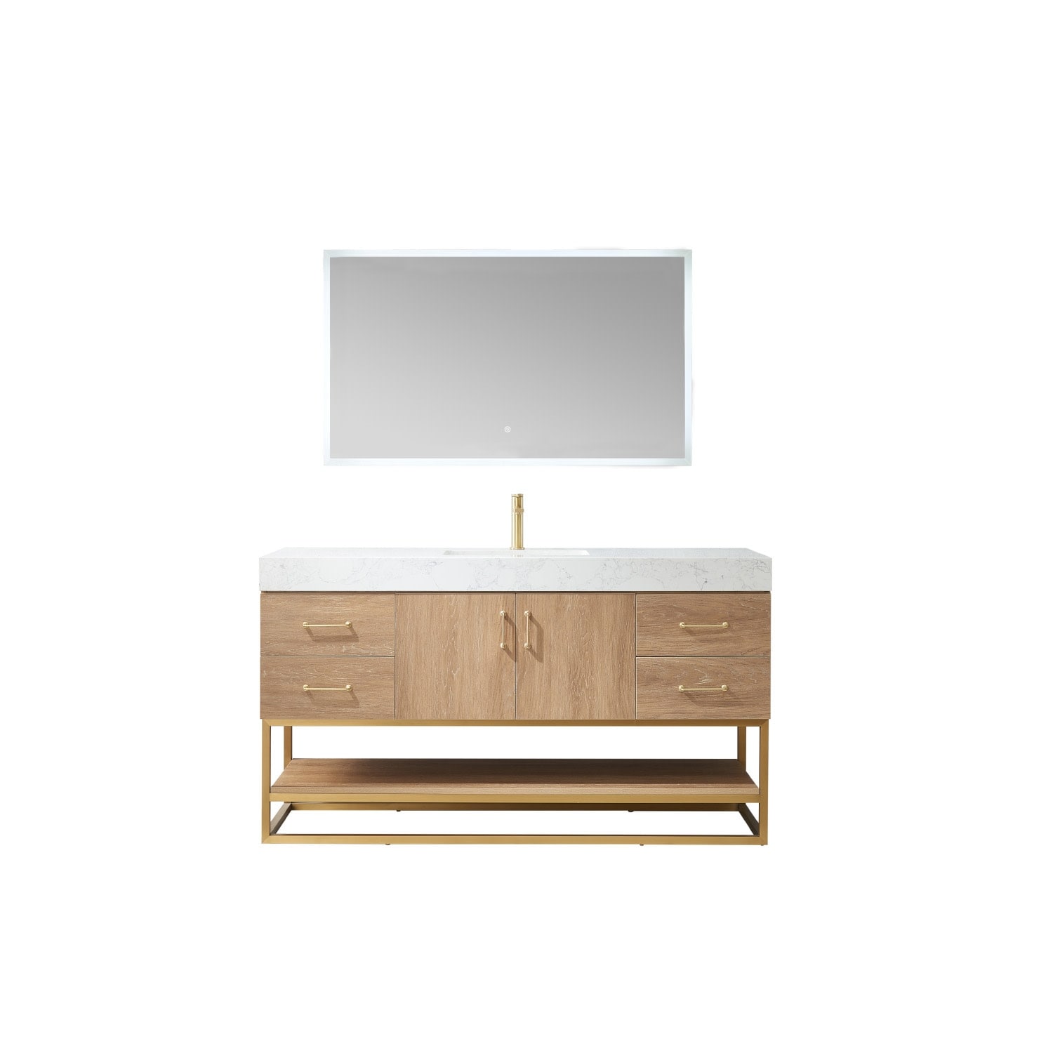 Miseno MV789060S Alistair 60" Free Standing Single Basin Vanity Set