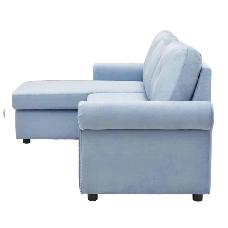 83" L-Shape Sectional Sofa with Storage Chaise